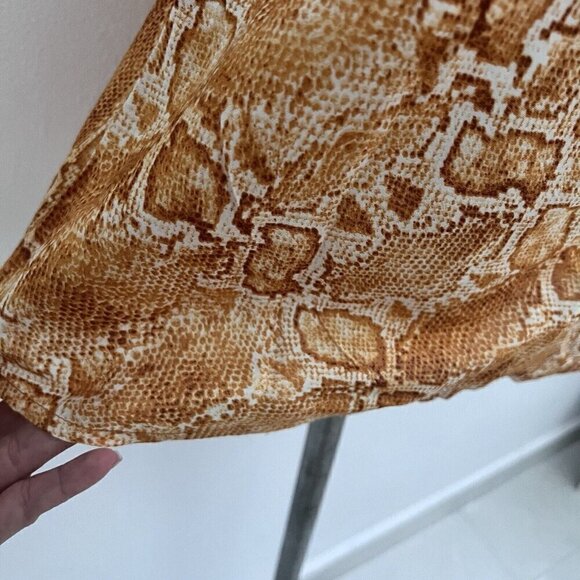 Billabong summer dress Kick Rocks Mango SMALL Off Back Womens NWOT - Picture 11 of 16